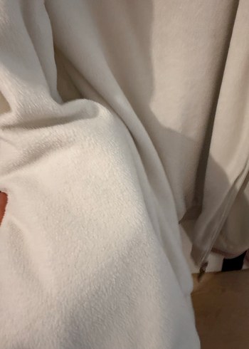 Fermuarlı Beyaz Kadın Street Wear Ceket - Görsel 3