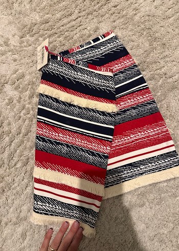 Bohem Çok Renkli Mini Etek - Görsel 4