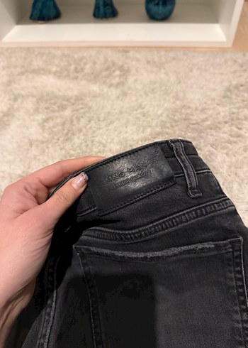Koyu Gri skinny Fit Denim Erkek Kot Pantolon - Görsel 4