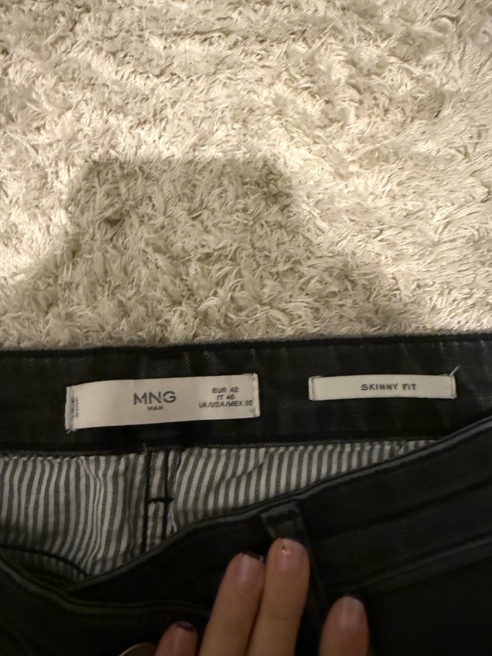 Koyu Gri skinny Fit Denim Erkek Kot Pantolon - Görsel 2