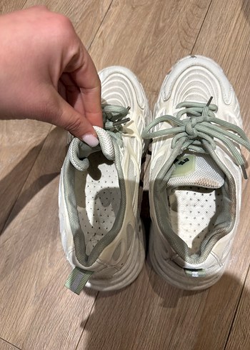 Beyaz Spor kalın sayılır Topuklu Sneakers - Görsel 6