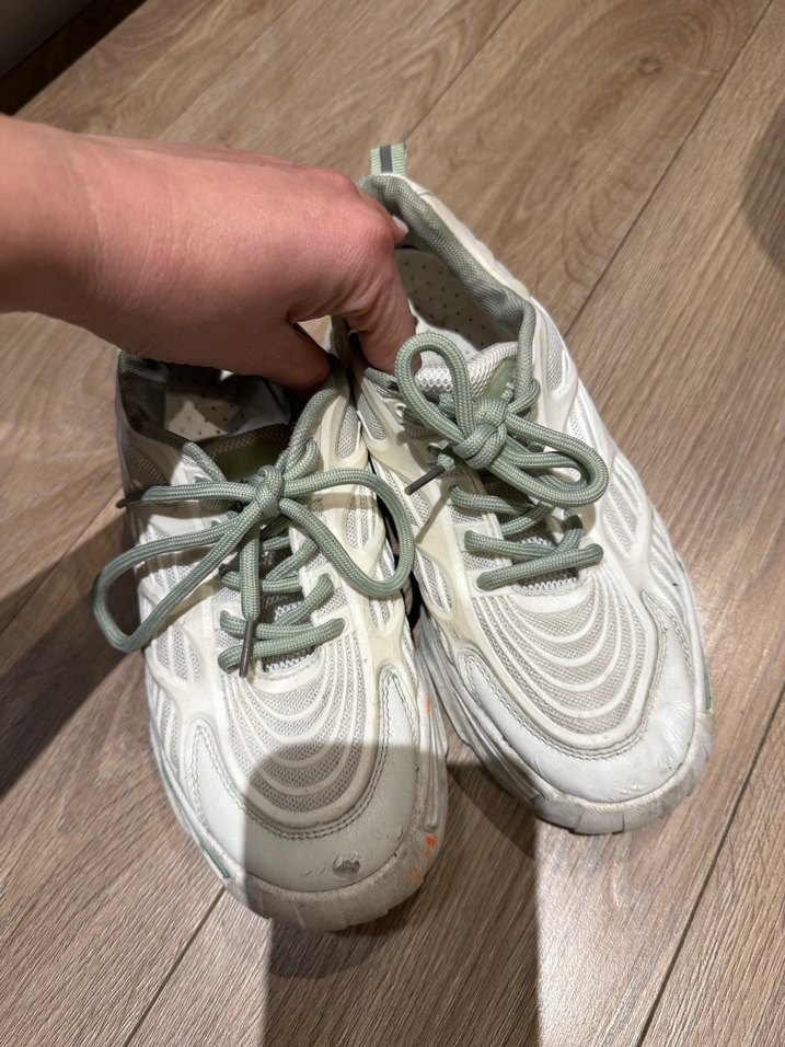 Beyaz Spor kalın sayılır Topuklu Sneakers - Görsel 5