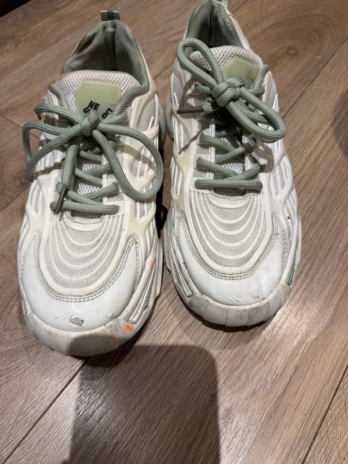 Beyaz Spor kalın sayılır Topuklu Sneakers - Görsel 3