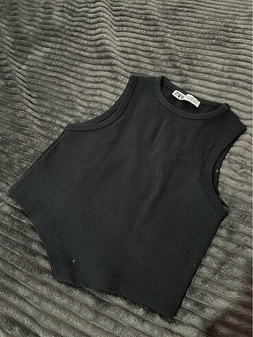 Zara siyah crop