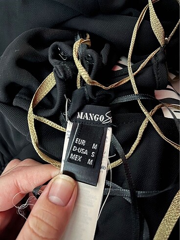 Mango Mango Sırt Detaylı Gece elbise