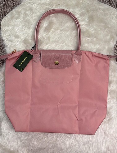 Longchamp Pudra Pembe Tote Bag ( L )