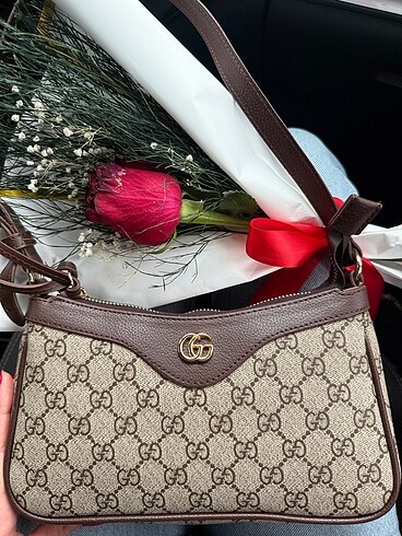 Gucci acı kahve omuz çantası