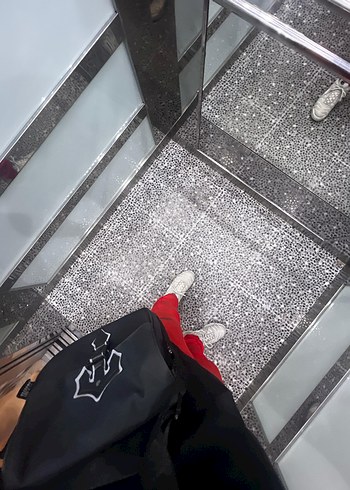 Kırmızı Nike tech fleece esofman - Görsel 4