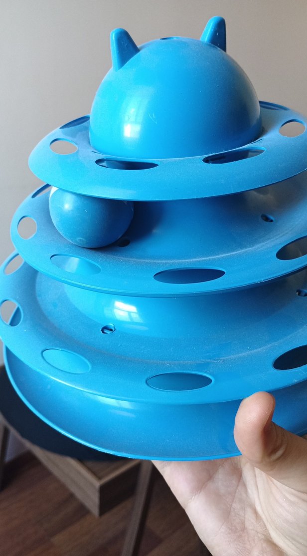 Mavi Kedi Oyuncağı ve Tırmanma Kulesi - Görsel 3