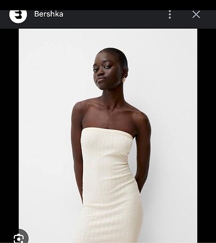 Bershka örgü mini elbise