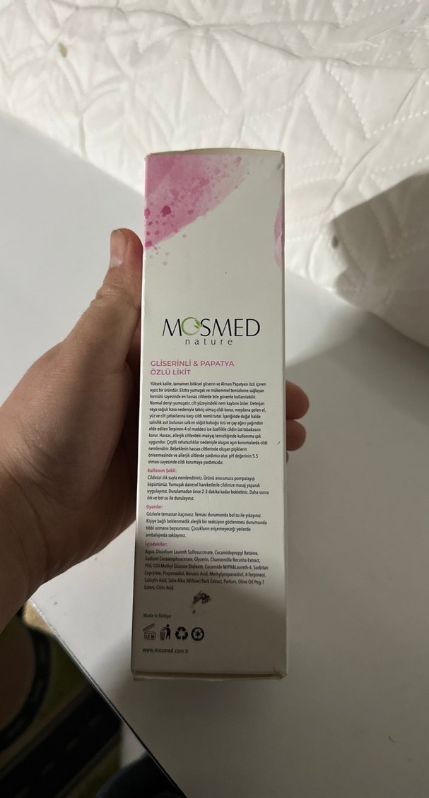 Mosmed nature gliserinli papatya özlü likit - Görsel 4