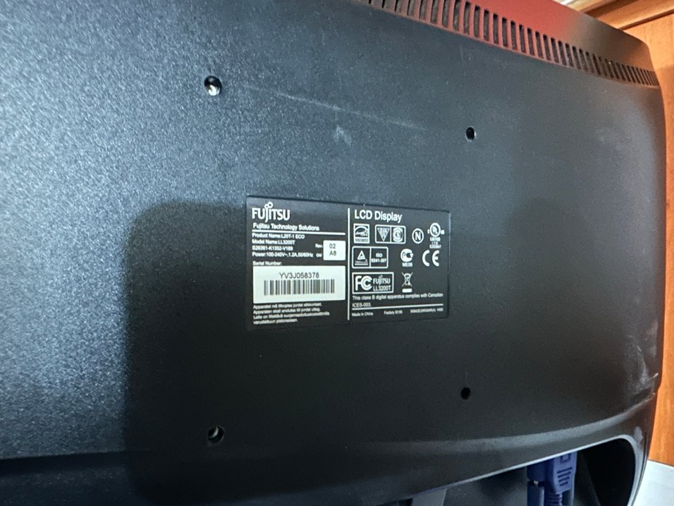 Mavi Fujitsu Monitör - Görsel 3