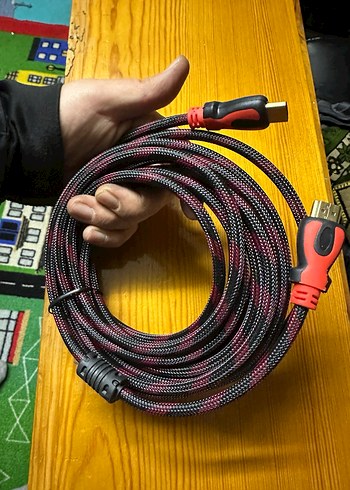 LEDX 5 Metre HDMI Kablo Kırmızı - Görsel 2