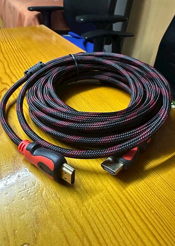 LEDX 5 Metre HDMI Kablo Kırmızı - Görsel 3