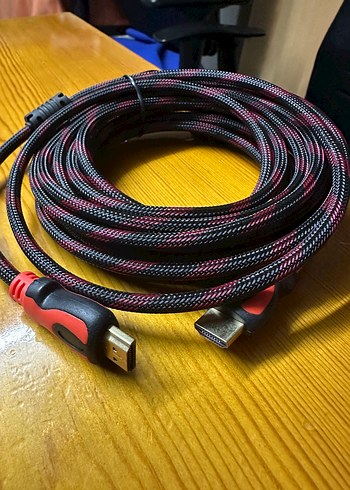 LEDX 5 Metre HDMI Kablo Kırmızı - Görsel 4