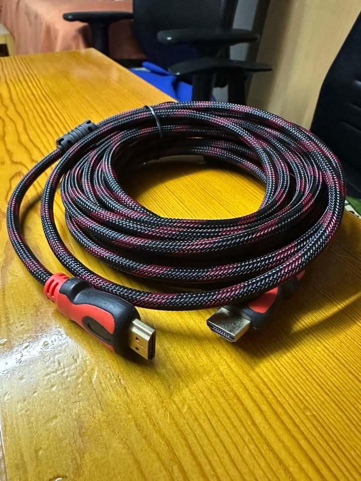 LEDX 5 Metre HDMI Kablo Kırmızı - Görsel 3