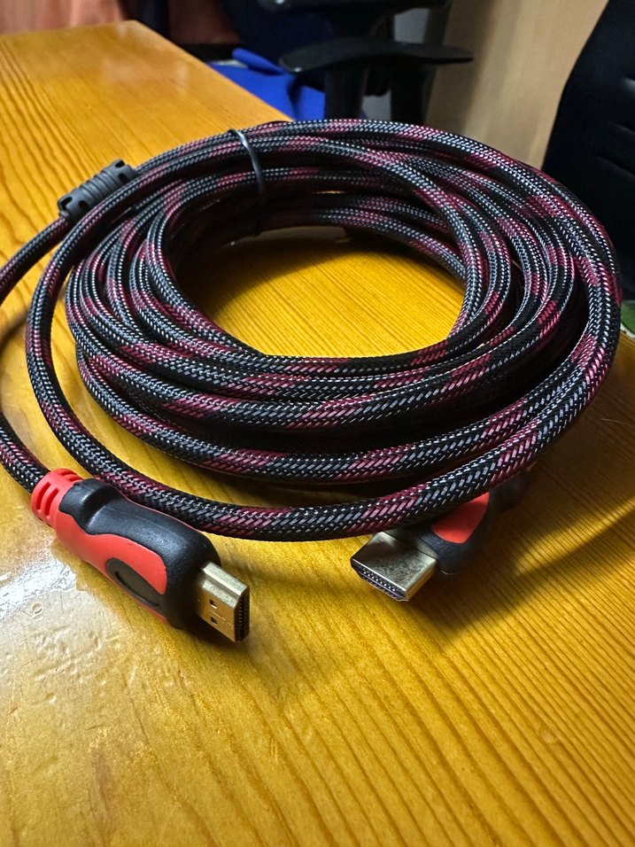 LEDX 5 Metre HDMI Kablo Kırmızı - Görsel 4