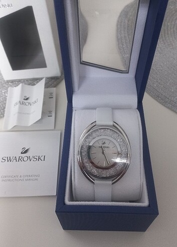 Beden beyaz Renk Swarovski bayan saat, yeni, original