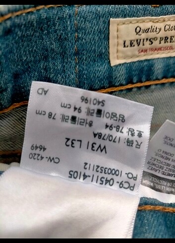 Levis L vaıce kot pantolon 