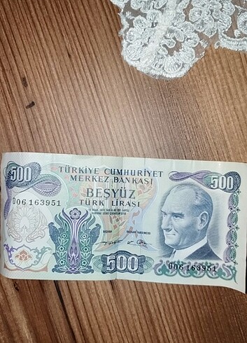 Acil Satılık Eski 500 türk parası