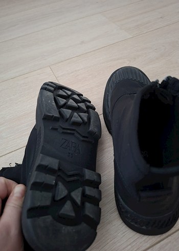 Siyah Erkek Çocuk Cırt Cırtlı Lastik Bot - Görsel 4