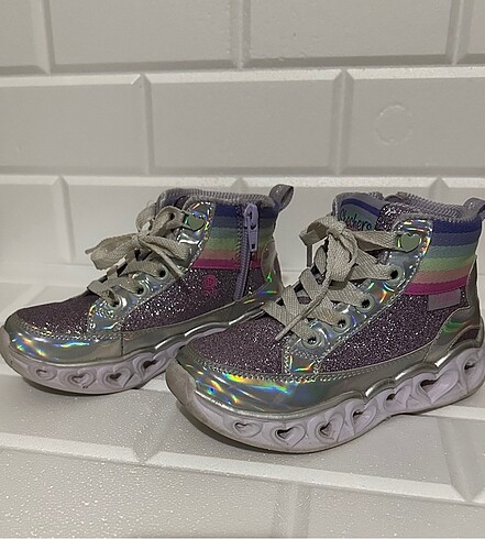 Skechers Hearts Lights - Rainbow Diva