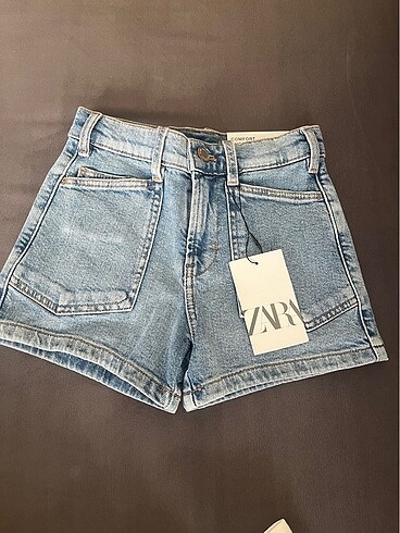 7 Yaş Beden beyaz Renk Zara jean şort