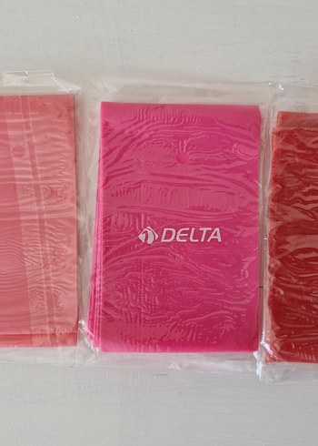 Delta Parlak Pembe Pilates Bandı
