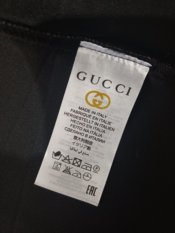 Siyah Gucci Erkek Günlük Mont sıfır ürün XL uyumludur - Görsel 4