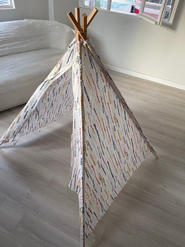 Çok Renkli Baskılı Çocuk Oyun Çadırı - Görsel 3