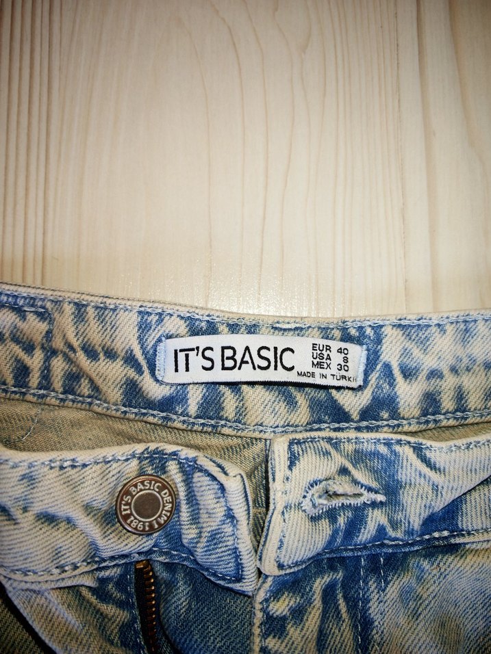 Unisex Gevşek Kesim Denim Jean - Görsel 2