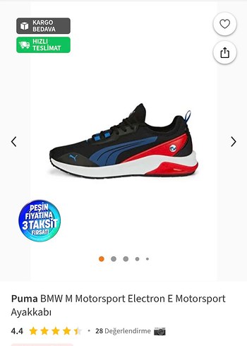 Puma BMW M Motorsport Electron E Spor Ayakkabı - Görsel 8