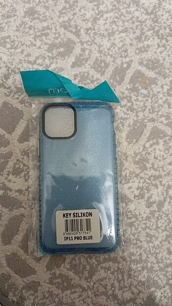 IPhone 11 Pro mavi şeffaf telefon kılıfı