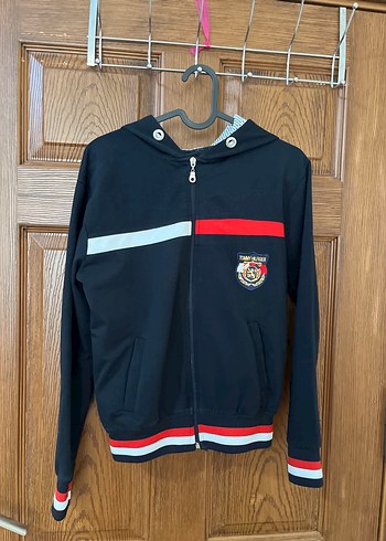 Diğer Kadın Siyah Fermuarlı Sweatshirt