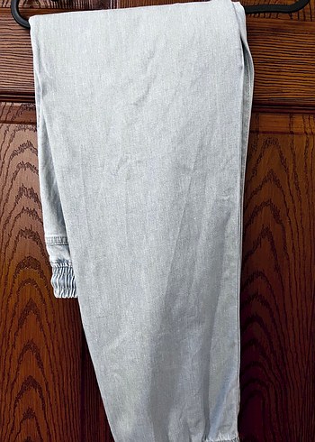 Düğmeli Denim Pantolon