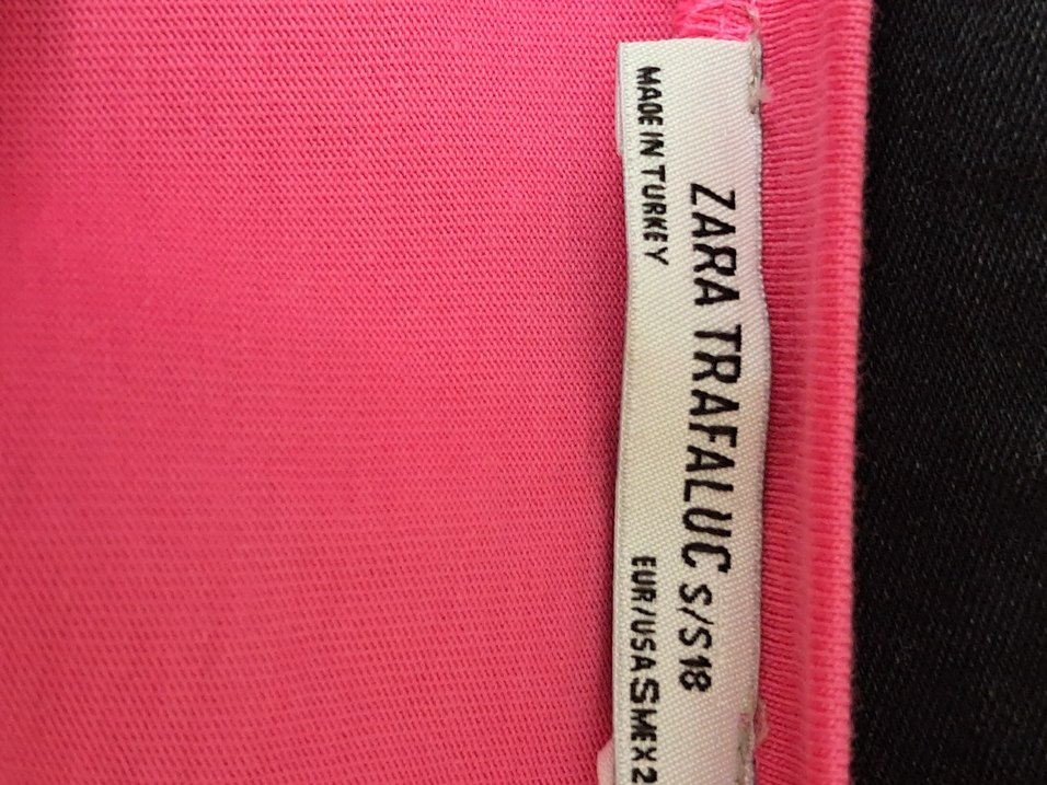 Pembe Uzun Kollu Salaş penye tişört - Görsel 5