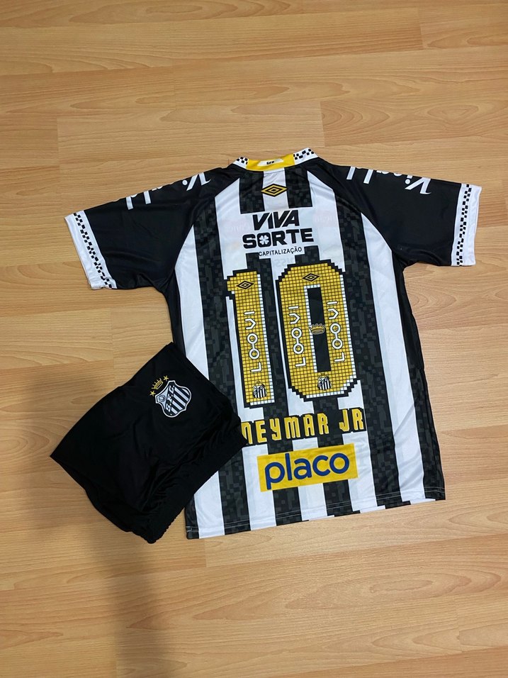 Neymar yazılı santos şortlu takım - Görsel 2