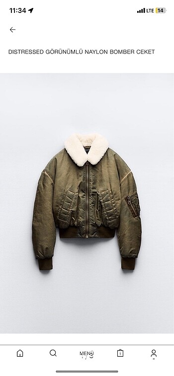 Bomber ceket