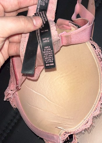 Pembe Dantel Victorias Secret Sütyen(hafif push up) - Görsel 2