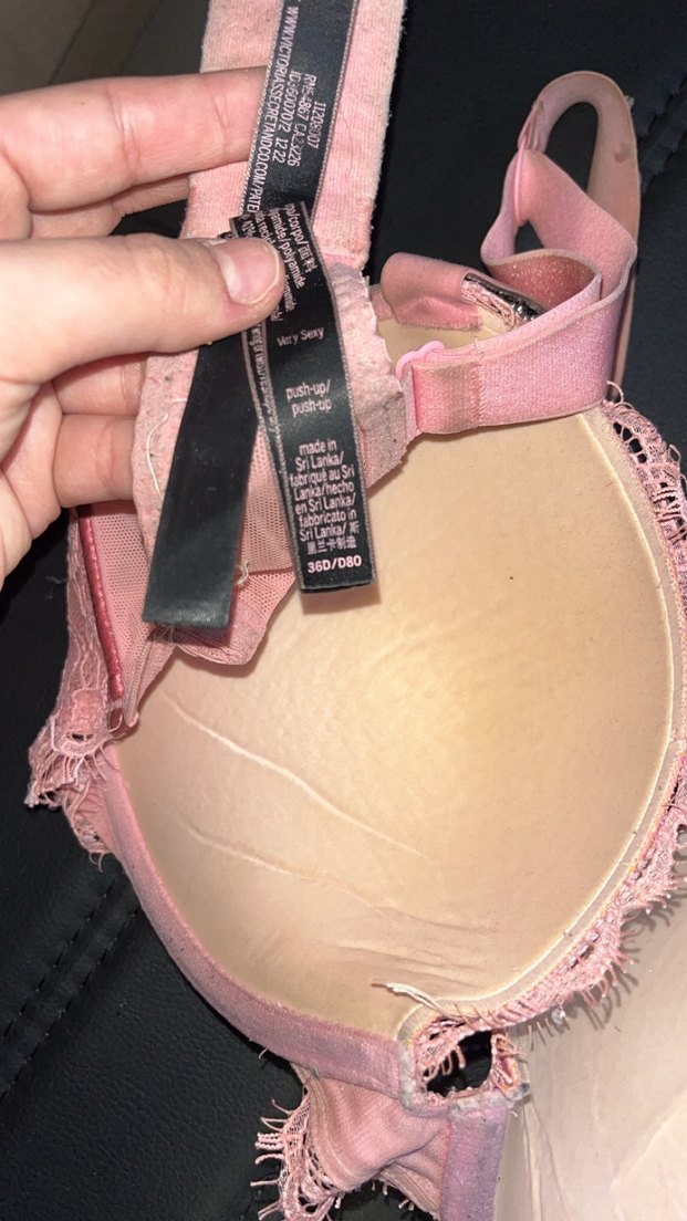 Pembe Dantel Victorias Secret Sütyen(hafif push up) - Görsel 2