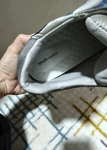 Gri Bağcıklı Platform Kadın Spor Ayakkabı - Görsel 3