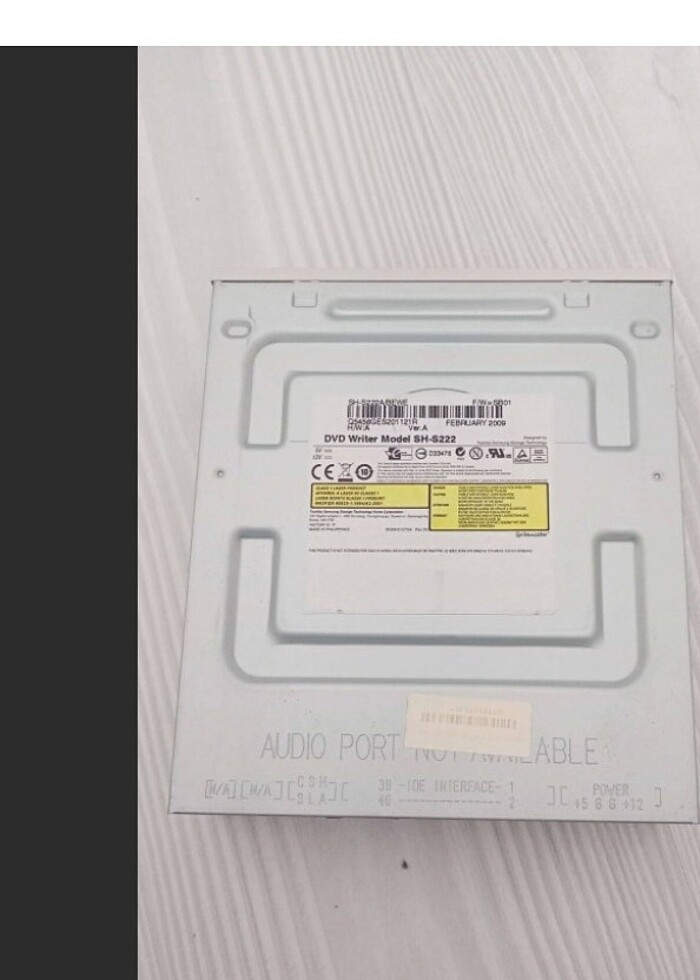 Samsung DVD Writer sh222 - Görsel 3