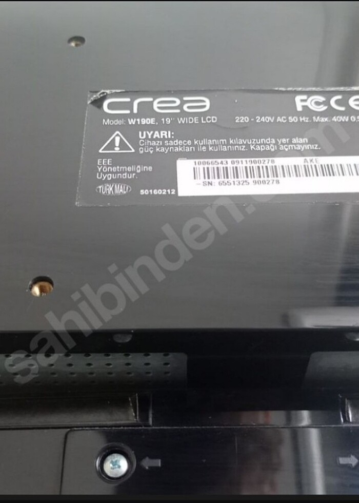 19inc monitör Crea DÖNÜŞTÜRÜCÜ HEDİYELİ - Görsel 4