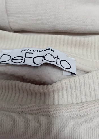 m Beden çeşitli Renk Bej Baskılı Kadın Sweatshirt