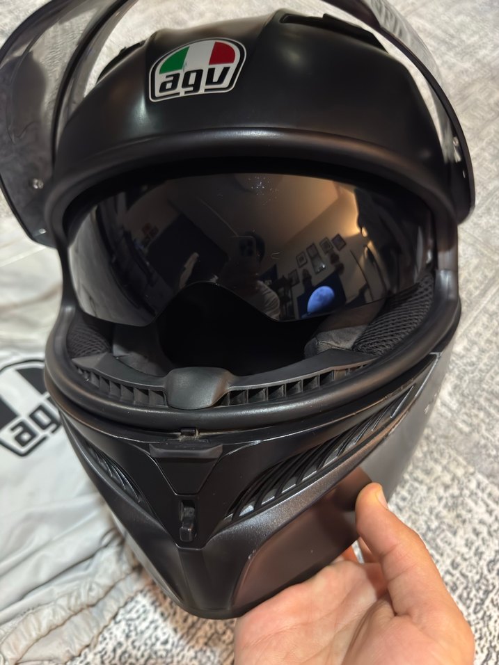 AGV k3 mono mat black - Görsel 5
