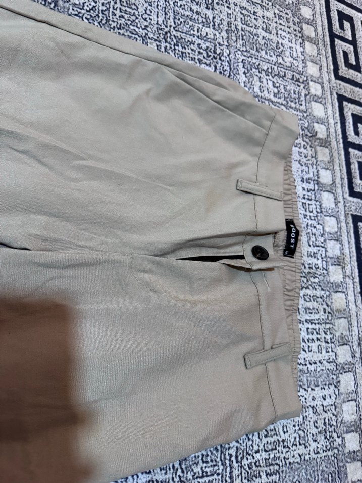 Bej erkek Kumaş Pantolon - Görsel 3