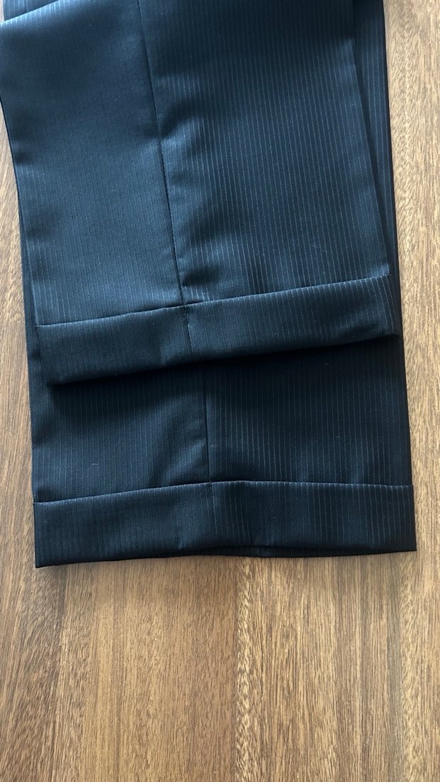 Abdullah Kığılı marka  Siyah Düğmeli Klasik Kesim takım elbise - Görsel 5