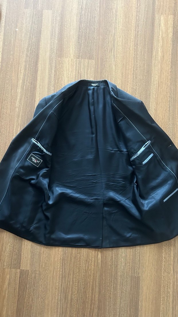 Abdullah Kığılı marka  Siyah Düğmeli Klasik Kesim takım elbise - Görsel 3