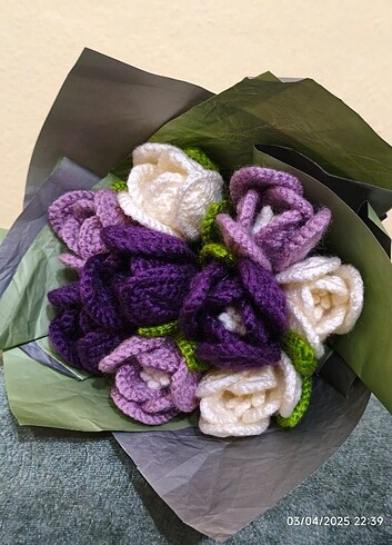 Mor lale buketi???????? - Görsel 2