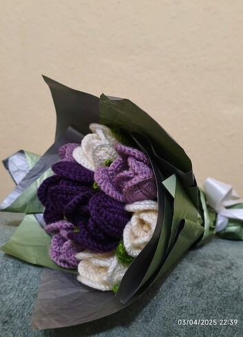 Mor lale buketi???????? - Görsel 3